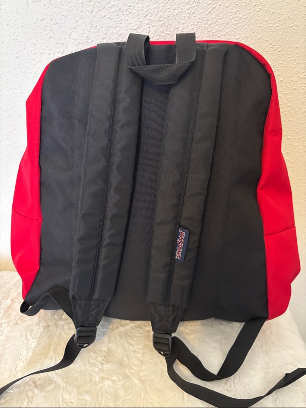 Jansport Red Classic Single-Compartment Backpack - Picture 3 of 4